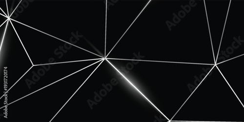 Abstract black background with diagonal lines. Modern dark abstract vector texture.