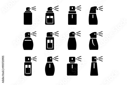 Generation oil simplified silhouette image modern icon vector kitchen simple flat utility