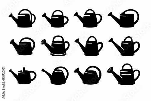 Silhouette icon image care utility generation helper garden modern tool vector simple