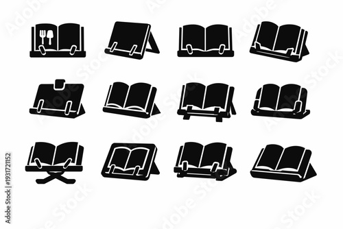 Cooking simple generation image book geometry vector icon support workflow tool reading