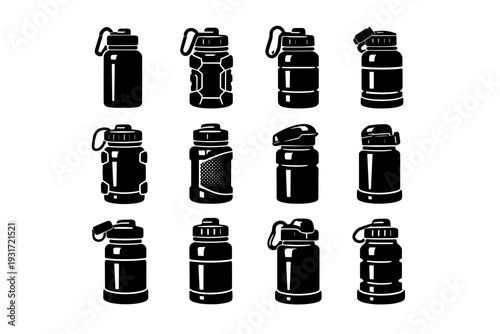 Loop water mouth icon image vector simple textured adventure ready generation clip