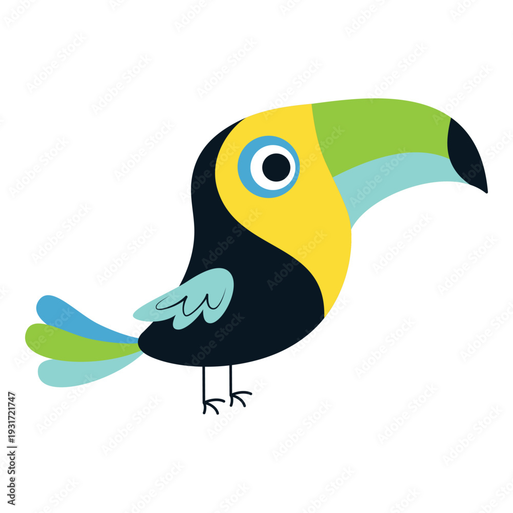 Fototapeta premium toucan bird isolated