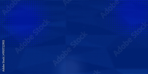 Blue Tech Finance Fintech Background Abstract Pixel Pattern. Abstract Business Tech Science Vector Backdrop.