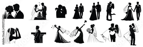 Medieval knights and nobles in various poses and attire