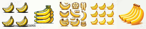 Banana Vector Illustration Collection