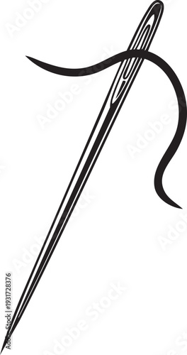 Sewing Needle with Thread