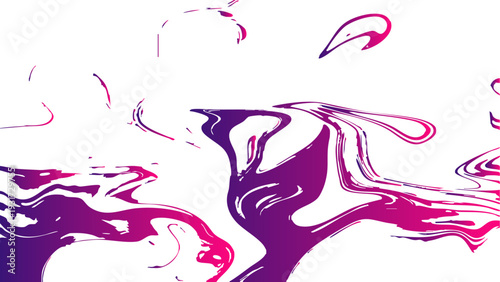 Vector Abstract liquid art with gradient hues of violet, pink and white creates a fluid and dynamic visual experience, with a sense of energy and aesthetic appeal.