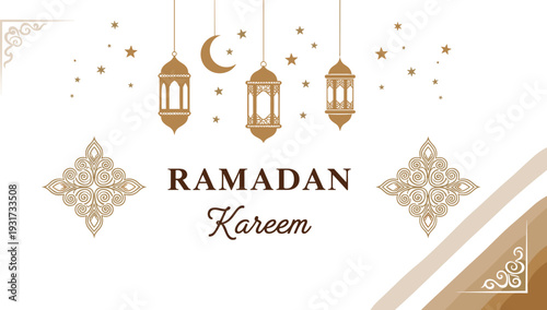 Premium Ramadan Kareem Vector Background