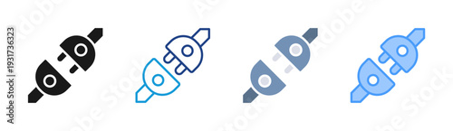 Link Boost icon set multiple style collection