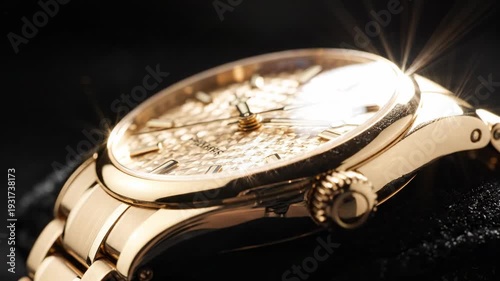 Elegant Gold Watch - A Timeless Symbol of Luxury and Precision.