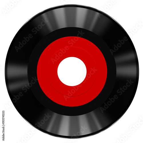 EP盤 アナログレコード レーベル赤