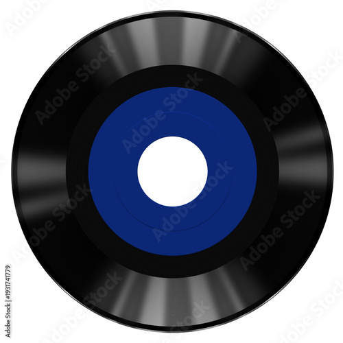 EP盤 アナログレコード レーベル青