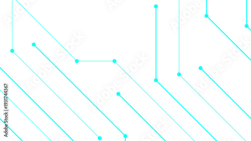 Vector Circuitry Abstraction. An abstract representation of a circuit board, featuring interconnected lines and nodes in a futuristic and minimalist style. 