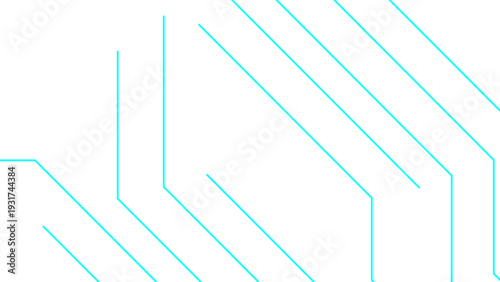 Vector Circuitry Schematic. A digital circuitry illustration composed of sleek, illuminated lines, representing the invisible yet powerful pathways of technology.