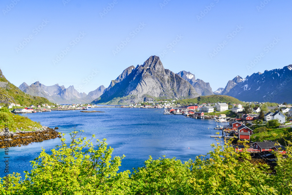 Obraz premium Bodo and Lofoten Islands, Norway