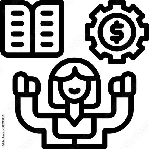 practice line icon. Clean and minimalist vector icon for websites, mobile apps, presentations, and logos. Fully scalable and customizable for any project.