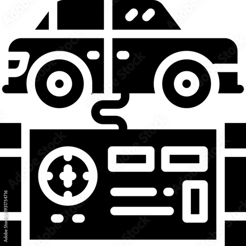 diagnostic glyph icon. strong and solid vector icon for websites, mobile interfaces, presentations, and visual branding. high quality and easy to edit.