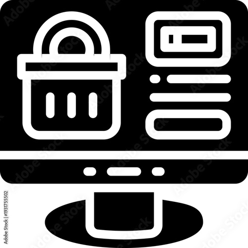 online donation glyph icon. Strong and solid vector icon for websites, mobile interfaces, presentations, and visual branding. High quality and easy to edit.