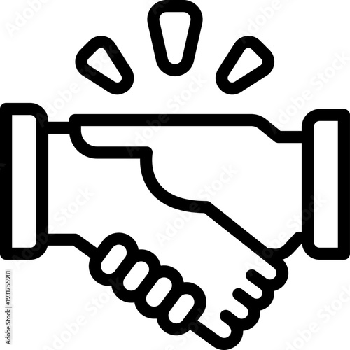 customer relation line icon. Clean and minimalist vector icon for websites, mobile apps, presentations, and logos. Fully scalable and customizable for any project.