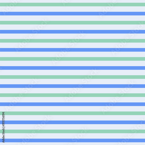 Striped summer blue seamless pattern background. Design for cotton textile. Classic traditional style. Fashion print for clothes greeting invitation card flyer banner cover booklet wallpaper poster ad