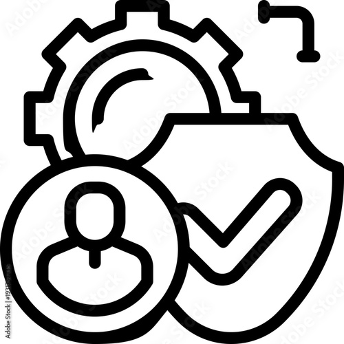 reliable line icon. Clean and minimalist vector icon for websites, mobile apps, presentations, and logos. Fully scalable and customizable for any project.