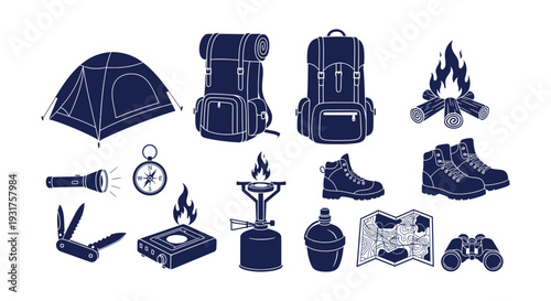 Silhouettes of Diverse Human Legs in Motion Walking and Dancing Blue Vector Art on Plain Background