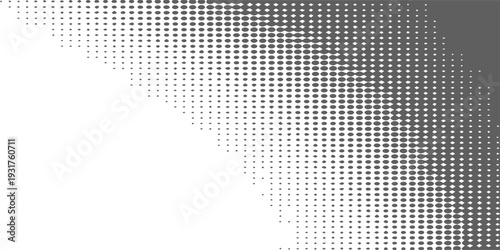This digital art illustration features an abstract blue halftone dots pattern with a geometric grid design, creating a light textured wallpaper for modern business and technology web backdrops