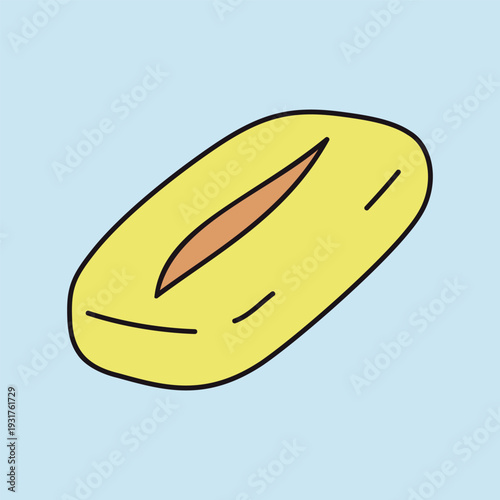 Traditional Italian Ciabatta Bread Icon