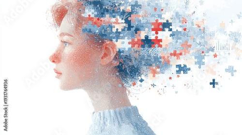 Psychological study of human brain functions and cognitive activity.