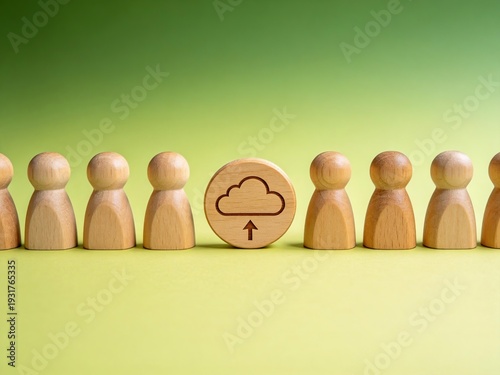 WoodenFiguresCloudSymbol