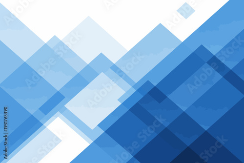 Formas geométricas en azules