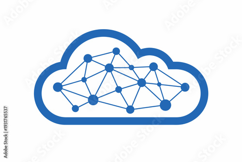 Red de nodos en la nube