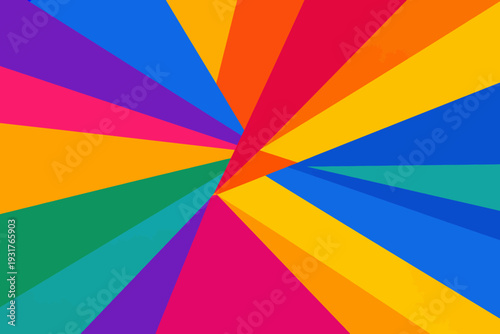 Explosión de colores geométricos