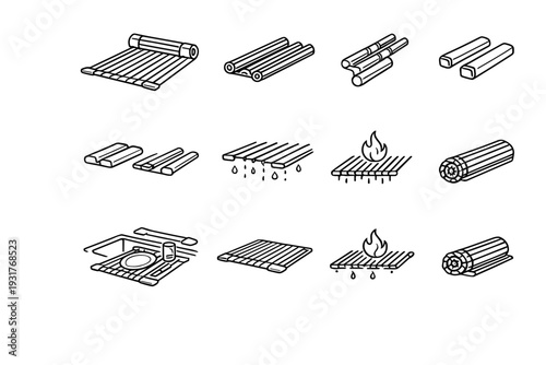 Sink stainless rolled rods silicone vector icon runoff drainer build foldable