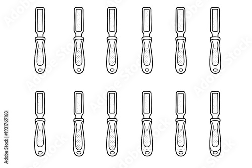 Size rectangular accessory icon vector pet molded surface grooming controlled coating