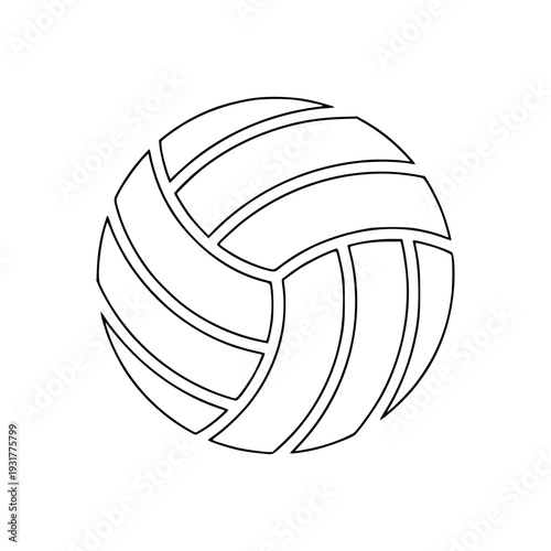 volleyball, sport, ball, game, competition, athletic, team, tournament, icon, vector, svg, symbol, minimal, flat, silhouette, equipment, recreation, fitness