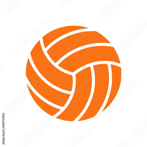volleyball, sport, ball, game, competition, athletic, team, tournament, icon, vector, svg, symbol, minimal, flat, silhouette, equipment, recreation, fitness