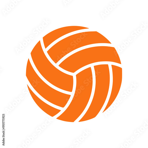 volleyball, sport, ball, game, competition, athletic, team, tournament, icon, vector, svg, symbol, minimal, flat, silhouette, equipment, recreation, fitness