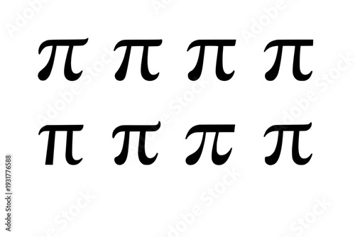 Simple Pi Symbol Pattern