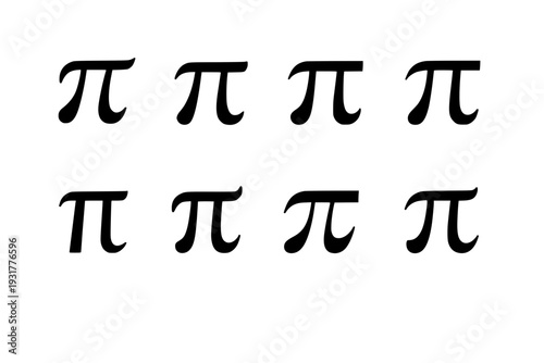 Simple Pi Symbol Pattern