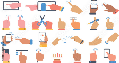 Christmas Candy Signpost Illustration Set with Peppermint Signs, Candy Cane Arches, Gingerbread Houses and Festive Direction Boards