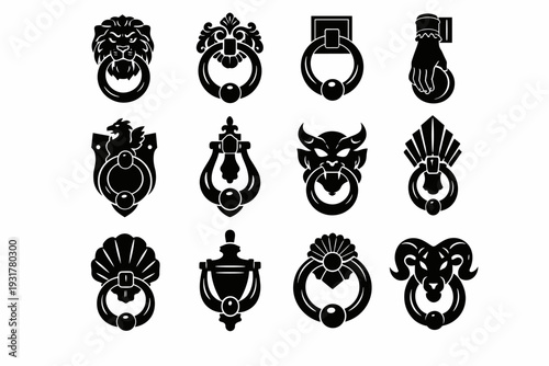 Modern hardware image decorative decor vector architectural generation simple refined icon utility