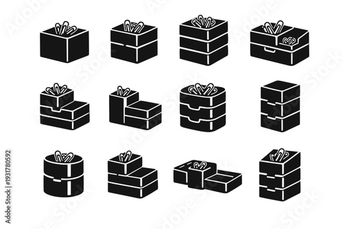 Utility flexible vector icon image modern clean interlocking generation office unit simple