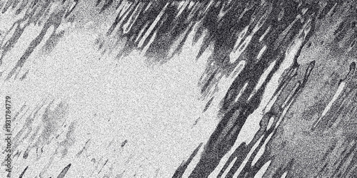 Abstract grayscale background with dynamic diagonal streaks and a subtle grainy texture, evoking a sense of motion and abstract brushstrokes for creative design applications