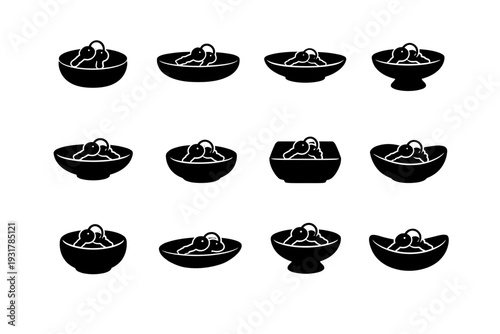 Icon catchall image refined clean silhouette generation vector simple handcrafted finish interior