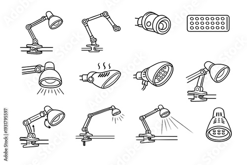 Jaws polymer tool modern design arm utility icon vector pivot light reading