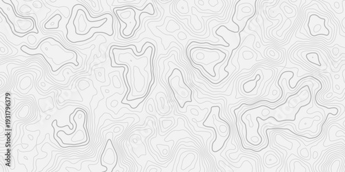 Modern Topographic Contour Lines Pattern with Minimal Terrain Elevation Style
Seamless Mountain Landscape Relief Map Abstract Background