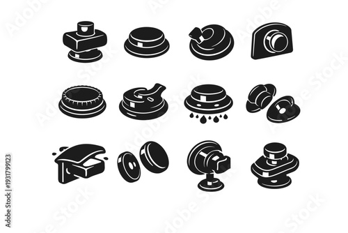 Suction simple release system vector rim image resistant detach generation base non