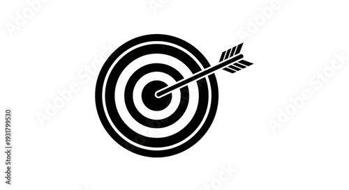 Achieved Goal Direct Hit Bullseye Success Icon