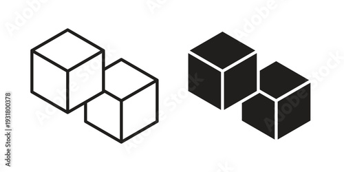 Sugar icon set. Linear style. Vector icons